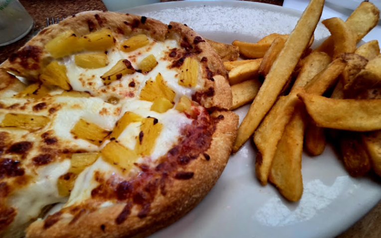 Katie Downs Waterfront Tavern signature dishes Sicilian Pizza
Turkey Sandwich
French Dip Sandwich